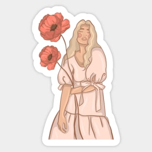 Flower girl Sticker